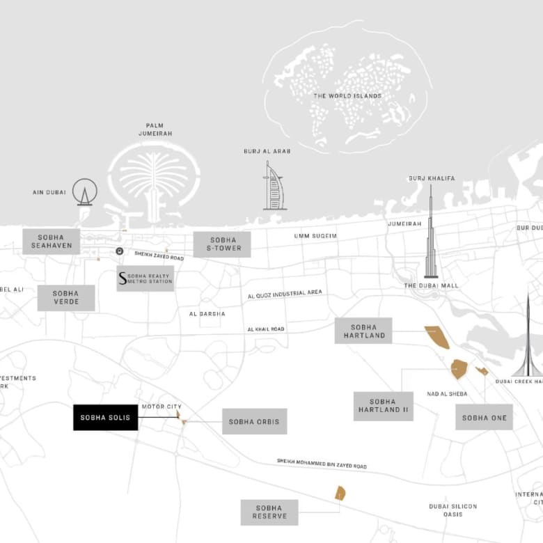 Discover Sobha Solis – Fully Furnished Apartments Starting at AED 1.1M
